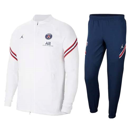 Sweatjacken Paris Saint Germain 2021-22 Weiß